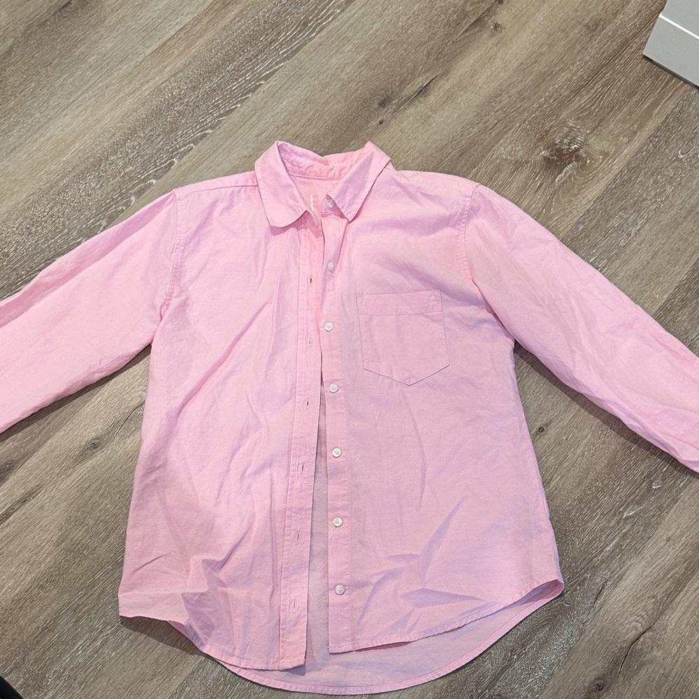 Men's Pink Button-Up Shirt